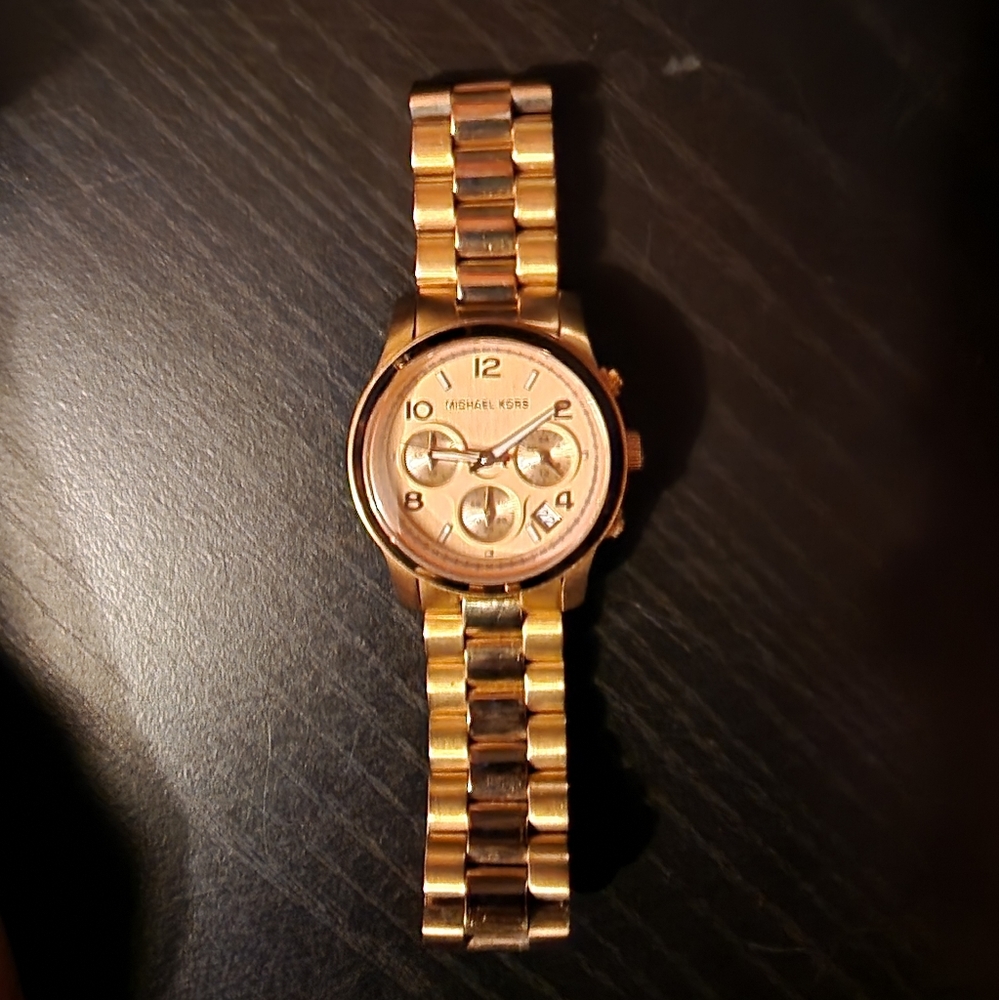 MK Rose Gold Watch